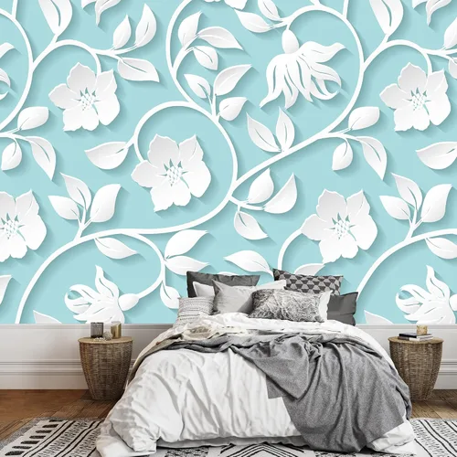 Miniatura 22 de Signford. - Mural de pared, diseño de mundo de nieve, tapiz removible, adhesivos de pared para dormitorio, sala de estar.