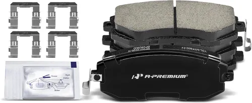 Miniatura 8 de A-Premium Juego de pastillas de freno delanteras de cerámica compatibles con los modelos Subaru y Saab - Outback/Legacy/Impreza 2002-2013, Forester