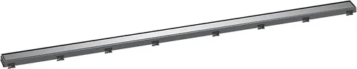 Miniatura 13 de hansgrohe RainDrain Match - Drenaje de ducha lineal para 23 5/8 pulgadas, con marco de altura ajustable en cromo, drenaje rectangular de acero
