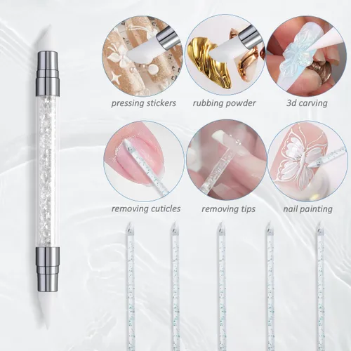 Miniatura 7 de Fcozpjk Kit de gel sólido constructor, 2 unidades de gel de escultura 3D negro no pegajoso para tallar a mano con bolígrafo de silicona, geles duros