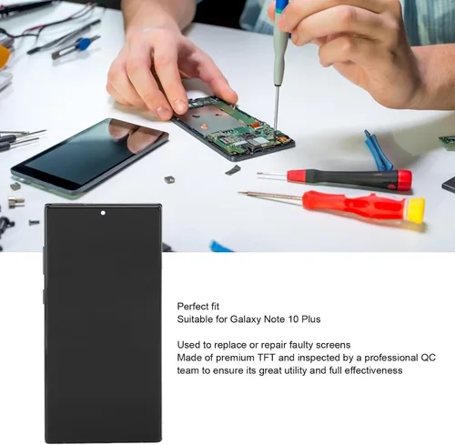 Miniatura 2 de Reemplazo de pantalla LCD para Note 10 Plus, pantalla TFT LCD, kit de reemplazo de pantalla Note 10 Plus, ensamblaje digitalizador con marco