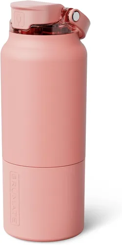Miniatura 50 de BrüMate Rise - Botella de agua de 18 onzas con popote de silicona cubierto Botella de agua para niños aislada 100% a prueba de fugas Base apta