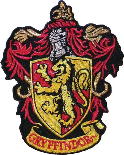 Ata-Boy - parche de Gryffindor de Harry Potter, colores vivos, se aplica con el calor de la plancha, de 3 pulgadas