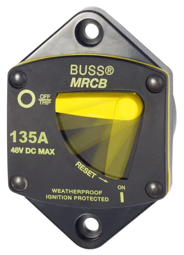 Blue Sea Systems 7047 Disyuntor Serie 187, Montaje en panel, 135A