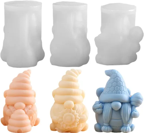 Miniatura 16 de Molde de silicona grande en forma de mano 3D, molde de vela gestual de 6.7 pulgadas, molde de fundición de resina en forma de dedo medio 1:1
