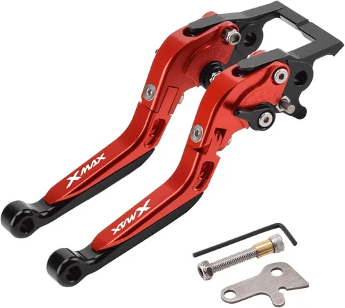 Miniatura 14 de Palancas de embrague de freno ajustables para motocicleta, cerradura de manija de estacionamiento para Yamaha Xmax 125 250 300 400 XMAX250 XMAX300