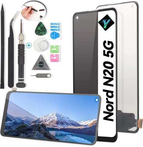 Reemplazo de pantalla para OnePlus Nord N20 5G pantalla LCD táctil digitalizador Asamblea con kit (negro)