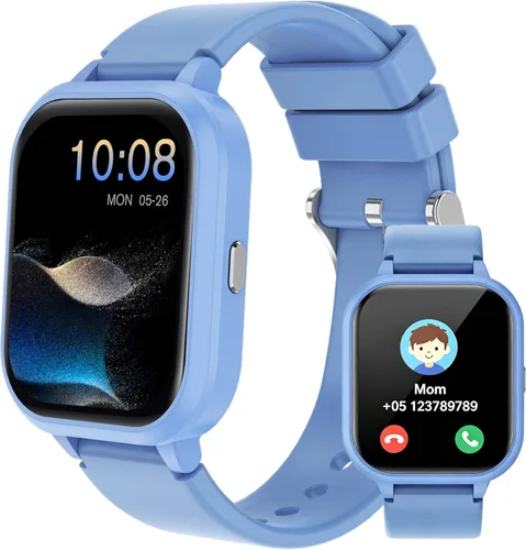 Miniatura 13 de Reloj inteligente para adolescentes y niños, 1.8 pulgadas IP68 para niños y niñas, seguimiento de actividad física, uso dual independiente