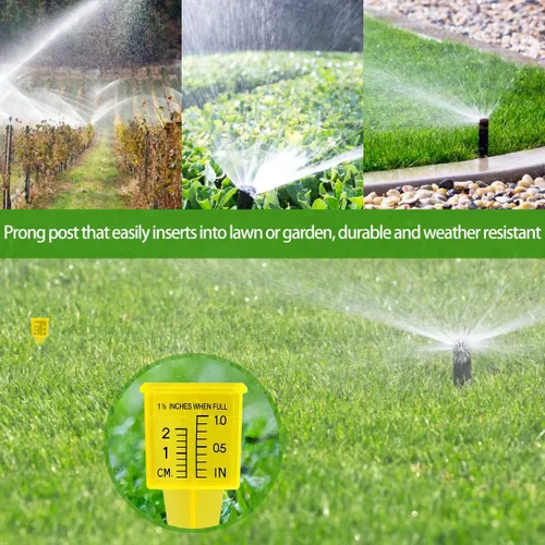Miniatura 4 de Medidor de lluvia para exteriores, medidor de lluvia transparente, medidor de agua reutilizable para jardín, herramienta de medición de agua