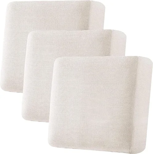 Miniatura 115 de H.VERSAILTEX Fundas Súper Elásticas para Asiento Individual, Fundas de Sofá, Fundas de Cojines, Juegos de Fundas, Tela Gruesa de Sarga con Textura