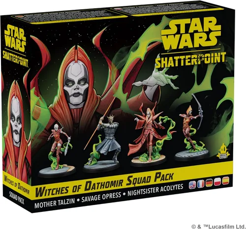 Star Wars Shatterpoint Witches of Dathomir SQUAD PACK - Juego de miniaturas de mesa, juego de estrategia para niños y adultos, a partir de 14 años,