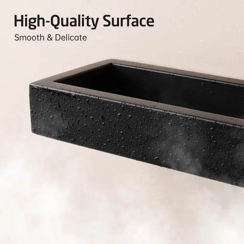 Miniatura 6 de KES Toallero negro para toalla de baño, toallero de mano de 10 pulgadas, accesorios de baño modernos, montaje en pared, acero inoxidable SUS304