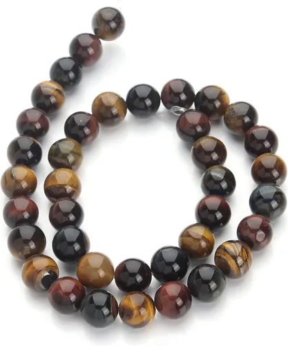 Miniatura 23 de Cuentas espaciadoras mate de 0.315 pulgadas (0.315 in), cuentas de vidrio de ónix y escarcha, collar y pulsera para hacer joyas de bricolaje