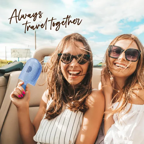 Miniatura 6 de NuWay 4HAIR® TravelC® Ventilado Patentado en EE.UU. para Todos los Tipos de Cabello es Seguro para Secador de Cabello (Azul Bebé)
