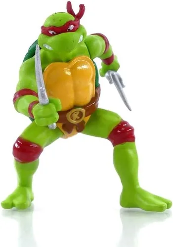 Miniatura 6 de Teenage Mutant Ninja Turtles 1:24 1967 Chevy Camaro - Coche fundido a presión y figura de Rafael de 2.75 pulgadas, juguetes para niños y adultos