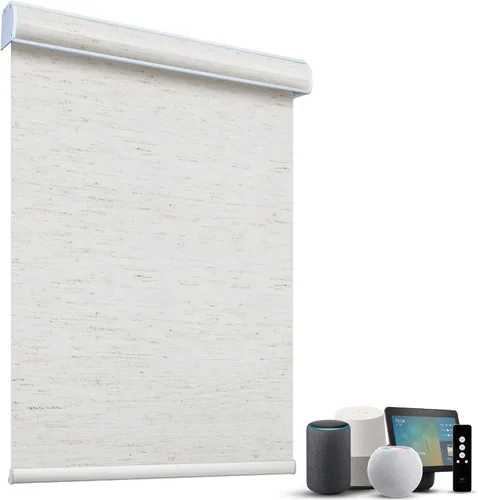 Miniatura 81 de SmartWings Persianas Motorizadas con Sombras para Ventana Control Remoto Funciona con Thread Apple Homekit Z-Wave Alexa 100% Blackout de Doble Cara