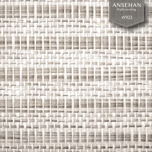 Miniatura 2 de Ansehan Wallcovering W903 - Toldo de la colección W903, 36 pulgadas de ancho x 8 yardas de largo, tejido de papel natural, tejido de pasto