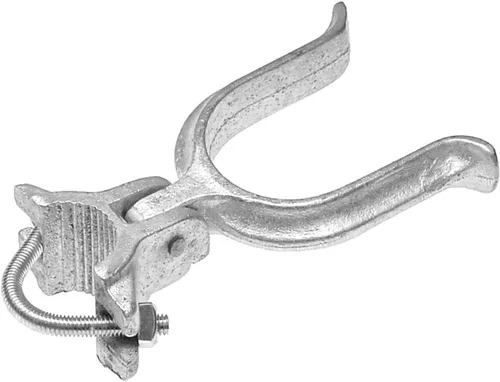 Miniatura 4 de Pestillo de horquilla de puerta de enlace de cadena de 1-5/8 x 4 pulgadas - Comercial resistente - Maleable - Pestillo de puerta galvanizado
