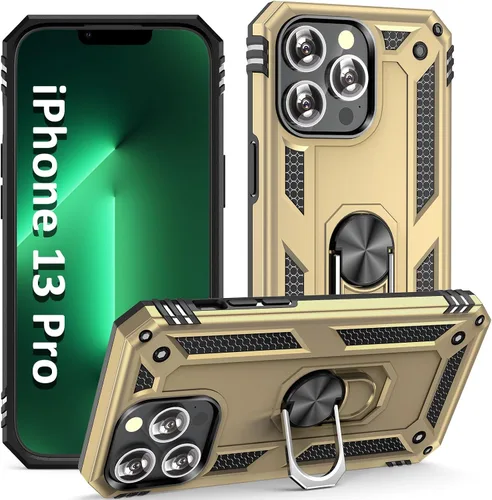 Miniatura 23 de ADDIT i Phone 13 Pro Max - Funda para iPhone 13 Pro Max, con anillo de soporte, soporte ajustable, grado militar, protección resistente, a prueba