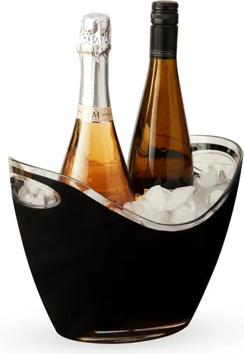 Miniatura 10 de Cubos de hielo de acero inoxidable True para fiestas con tapa, capacidad de 1.3L. Cubo de hielo de doble pared con pinzas, aislado, para bar