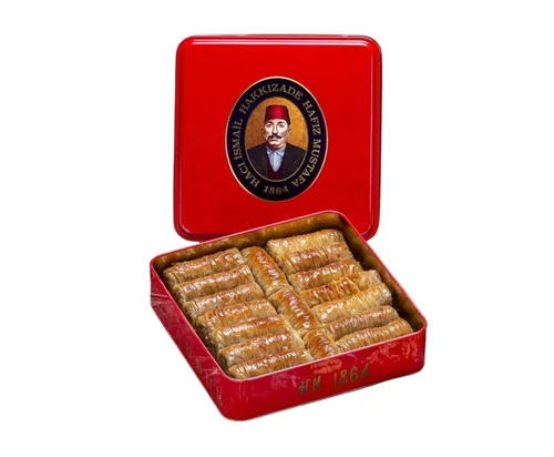 Miniatura 44 de Hafiz Mustafa 1864 Istanbul Baklava - Caja de pastelería - Bocadillos de postre de Baklava horneados hechos de hojas de masa filo fresca, pistacho