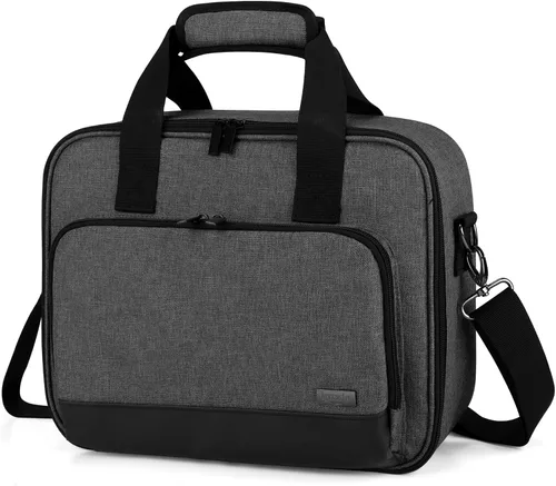 Miniatura 7 de LUXJA Funda para proyector, bolsa para proyector con bolsillos de almacenamiento para accesorios