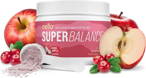 Miniatura 9 de Nello Superbalance Mezcla de bebida de apoyo hormonal, SRI-81 Shatavari, mio-inositol, Rhodiola Rosea, vitamina C, magnesio, teobromina