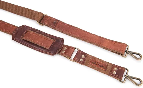 Miniatura 9 de Berliner Bags Bolsa de lona de cuero vintage New York para viajes o el gimnasio, bolsa de noche para hombres y mujeres, Marrón XXL, Vintage