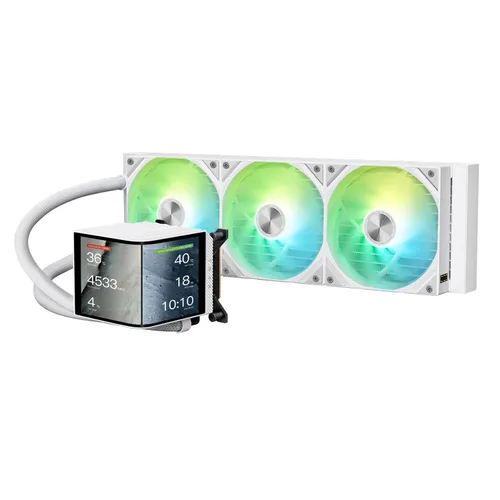 Miniatura 14 de TRYX Panorama 240 240 mm AIO 6.67'' AMOLED Pantalla en forma de L con efecto anamórfico 3D personalizable Enfriador AIO 240 mm 8ª generación Bomba