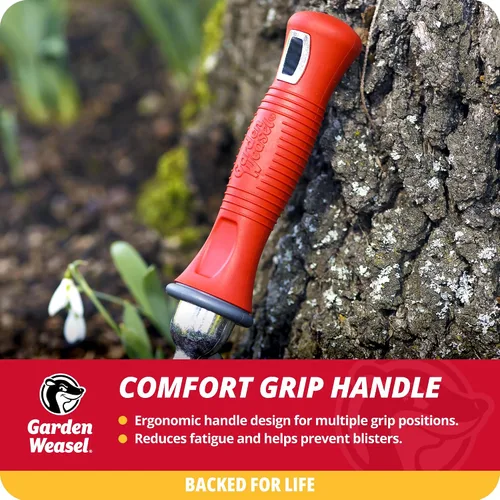 Miniatura 6 de Garden Weasel Cultivador de jardín de doble cara Cultivar, labrar, romper el suelo Herramienta de excavación manual para plantar y jardinería