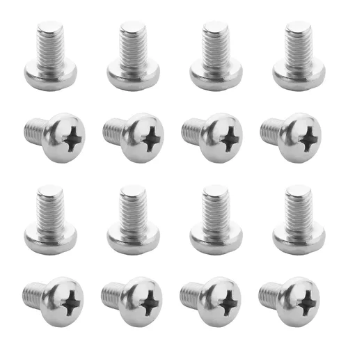 Miniatura 21 de Tornillos de máquina de jalar de perilla M4-0.028x0.197 in M4-0.028x0.197 in Tornillos de cabeza plana métrica Phillips Drive Tornillo de cabeza