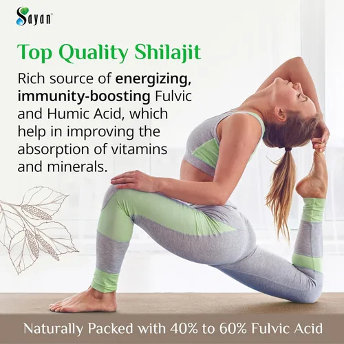 Miniatura 3 de Sayan Resina Shilajit pura de 0.9 onzas (0.88 oz), potente suplemento orgánico de ácido fúlvico, apoya el sistema inmunológico, la memoria