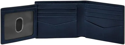 Miniatura 29 de Fossil Derrick - Cartera plegable de piel con bloqueo RFID y ventana de identificación abatible para hombre