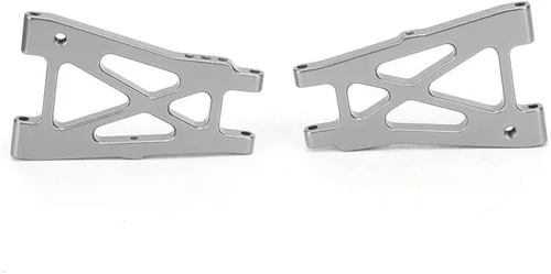 Miniatura 7 de Tbest Brazo de suspensión CNC RC, 2 piezas de aleación de aluminio trasera inferior suspensión accesorios para 4WD Optima 1/10 RC Off-Road Vehículo
