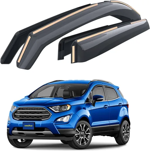 Miniatura 13 de Goodyear Deflectores de ventana de canal inastillables para Nissan Altima 2019-2026, protectores de lluvia, viseras de ventana para automóviles