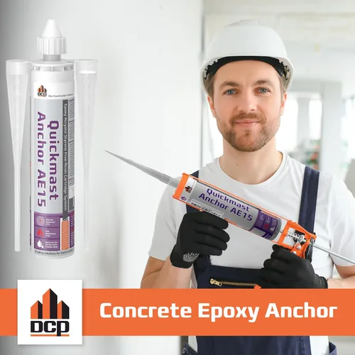 Miniatura 9 de DCP Quickmast AE15 - Epoxi para hormigón para barras de refuerzo y varillas - Sistema de anclaje de alta resistencia, epoxi acrilato de dos partes