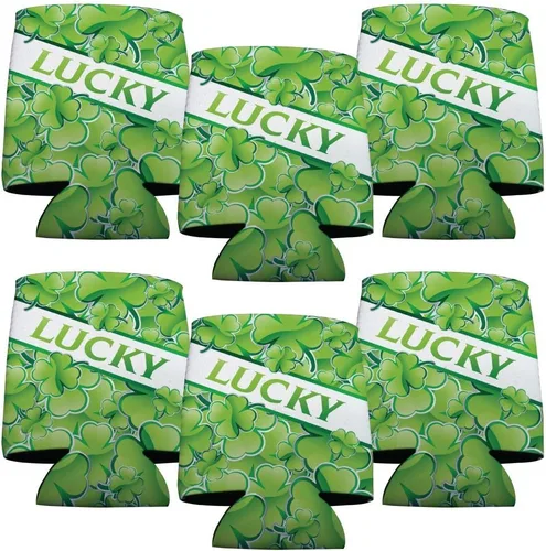 Miniatura 24 de VictoryStore Enfriadores de latas y bebidas, enfriadores de latas del día de San Patricio, enfriadores de latas irlandeses, frases irlandesas, juego