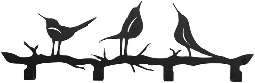 Llavero para pared, ganchos rústicos para colgar llaves, colgador de metal estilo granja, soporte de llaves de hierro montado en la pared, soporte