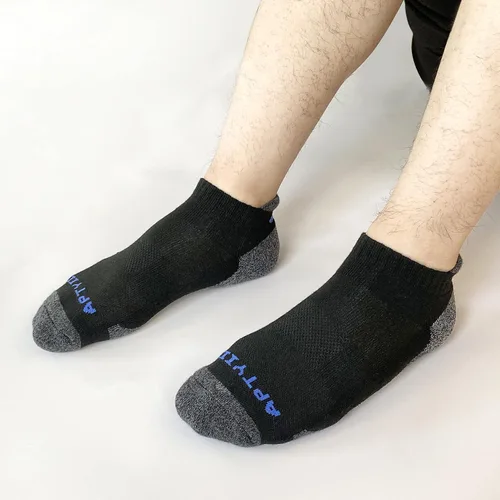 Miniatura 2 de APTYID Calcetines tobilleros acolchados para hombre (6 pares)