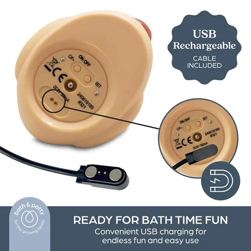 Miniatura 5 de Dreambaby Duck - Termómetro de baño recargable USB para bebé, lectura instantánea, habitación digital y bañera de bebé, juguete flotante divertido