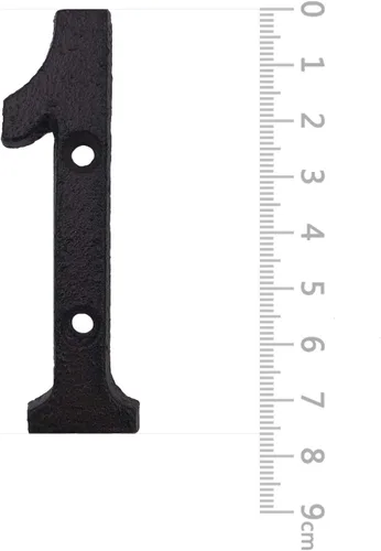Miniatura 12 de BetLight Letras de Dirección de Casa - Números Innovadores de Hierro Forjado de 3 Pulgadas de Altura, Letras Vintage para Buzón de Metal Moldeado a