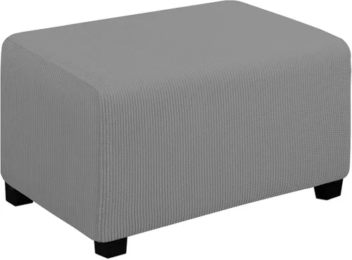 Miniatura 43 de Easy-Going Funda Elástica para Otomana Taburete de Almacenamiento Plegable Protector de Muebles Funda Rectangular Suave con Parte Inferior Elástica