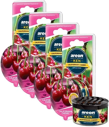 Miniatura 7 de AREON Ken - Ambientador para automóvil, aroma antitabaco, fragancia de larga duración, desodorante fragante portátil con salida de olor ajustable