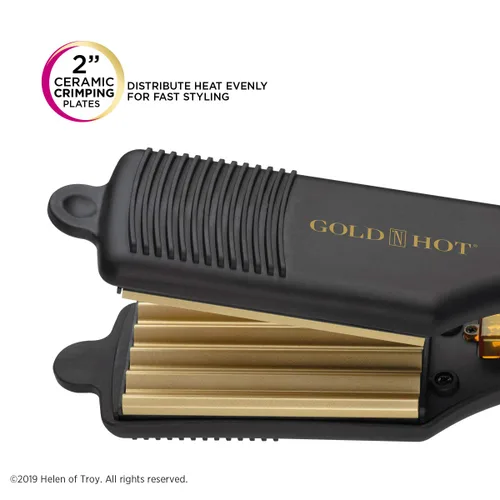 Miniatura 2 de Alisador de pelo Gold 'n' Hot, 2 pulgadas.