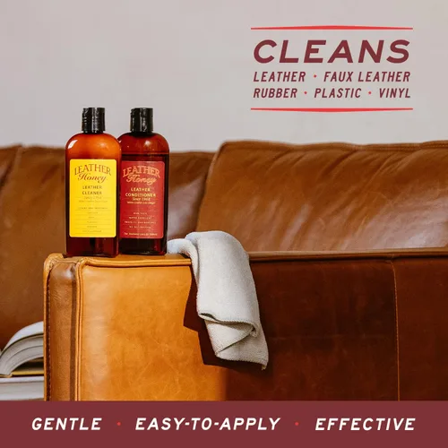 Miniatura 4 de Limpiador de piel de Leather Honey: el mejor limpiador de piel para vinilo y prendas de vestir, muebles, auto, interior, zapatos y accesorios. La