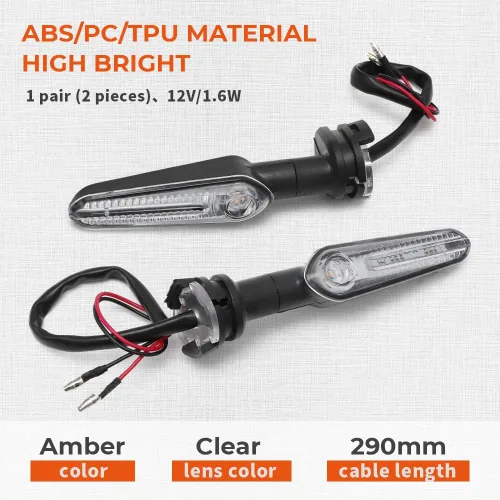 Miniatura 6 de motoparty Luz de señal de giro LED para Yamaha MT07 Tracer 700 XJ6 FZ6 MT09 900 MT10 YZF R1 R3 R6 R6S FZ6 FZ1 FZ Fazer FZ6R FZ07 FZ8 FZ09 TMAX MT-09