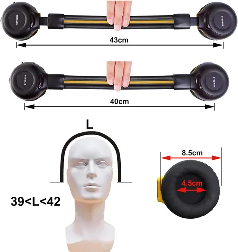 Miniatura 5 de SIMOLIO Auriculares IR para coche DVD compatibles con uConnect VES Dodge Grand Caravan y Chrysler Town & Country y Honda Odyssey & Jeep, auriculares