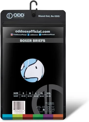 Miniatura 6 de Odd Sox Charlie Brown Peanuts - Calzoncillos tipo bóxer divertidos para hombre, frescos, cómodos