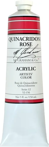 Miniatura 24 de M. Graham - Pintura acrílica de tubo de 2 onzas, carmesí Alizarin Alizarin Crimson