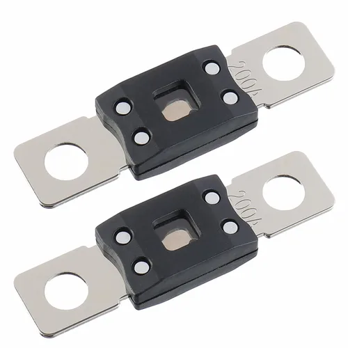 200A Mega Fusible de Alta Corriente - Fusible de 200 Amperios para Atornillar para Coches, Camiones, Vehículos de Construcción, Autobuses, Caravanas